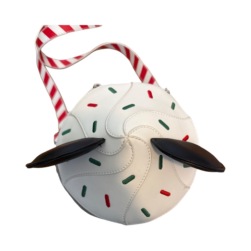 Loungefly Disney Mickey Mouse Cupcake Christmas Bag - Black and White - Picture 5 of 5